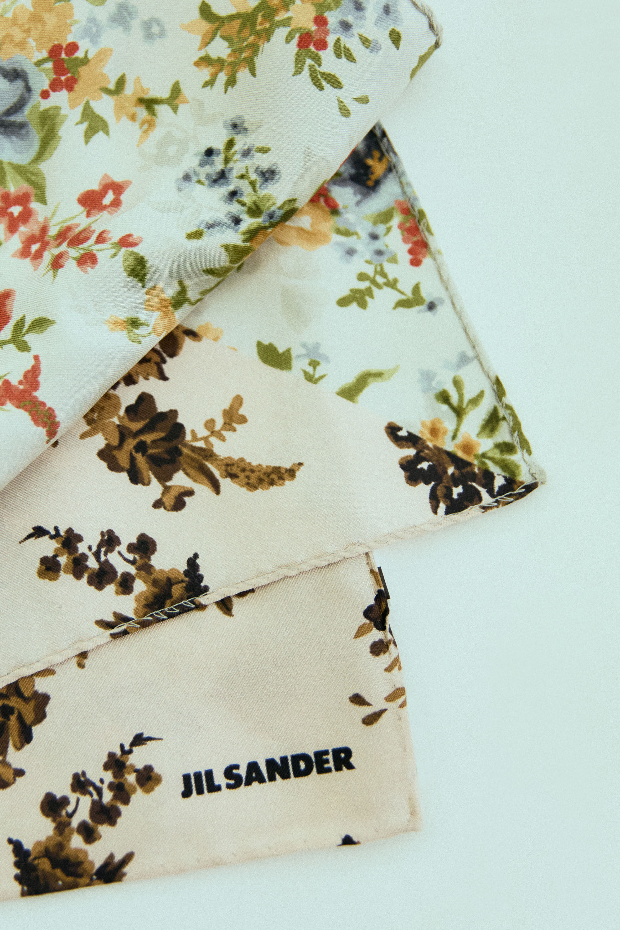 PRINTED SILK FOULARD