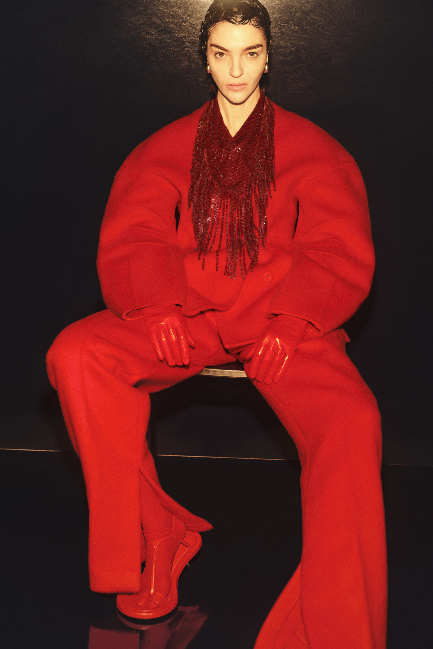 Behind the scenes at Fall/Winter 2024 show documented by Malick Bodian