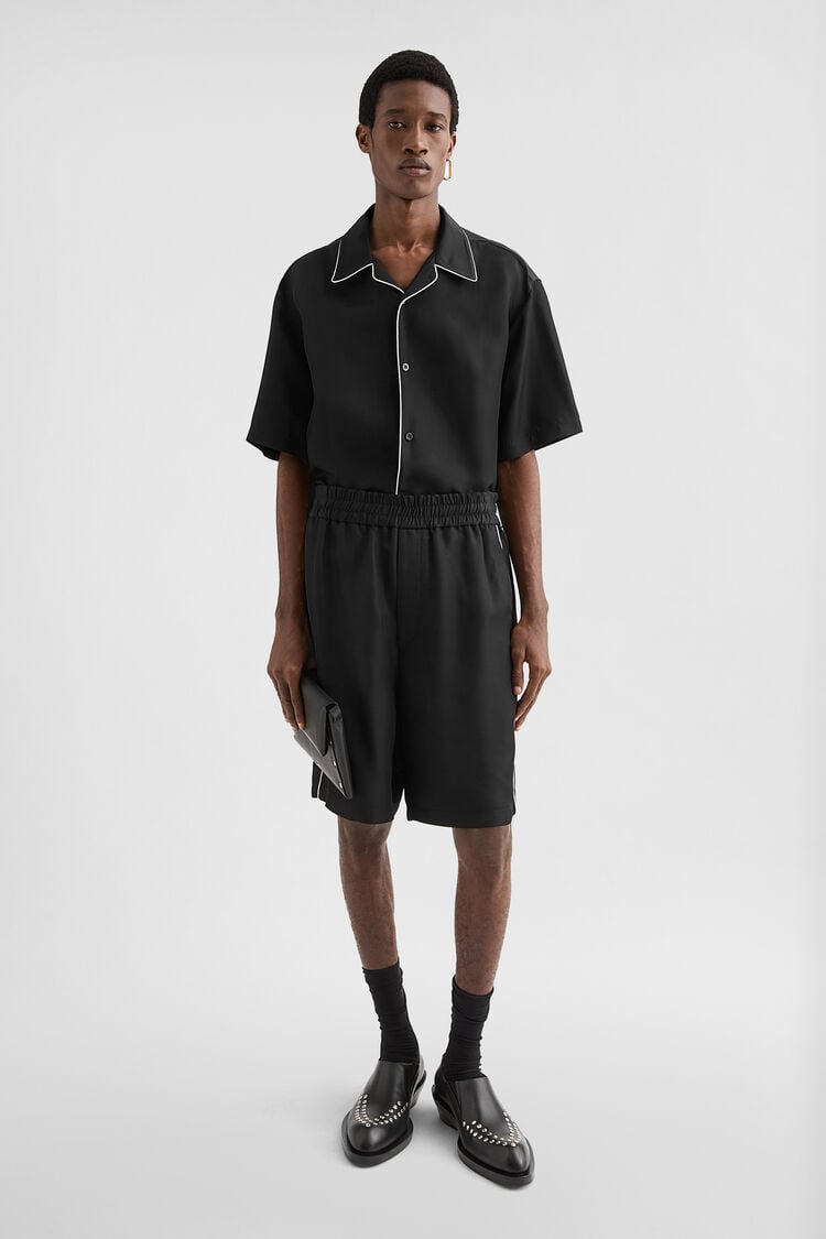 Fluid Viscose Shorts - Trousers Fluid Viscose Shorts - Trousers - Image 1