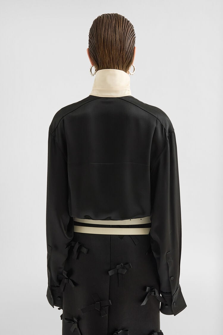 Fluid Satin Shirt - Shirts Fluid Satin Shirt - Shirts - Image 4