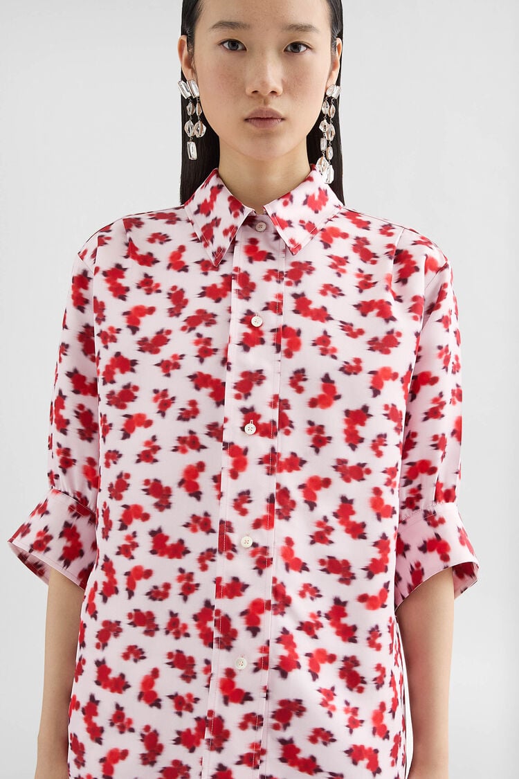 Fluid Viscose Printed Shirt - Shirts Fluid Viscose Printed Shirt - Shirts - Image 3