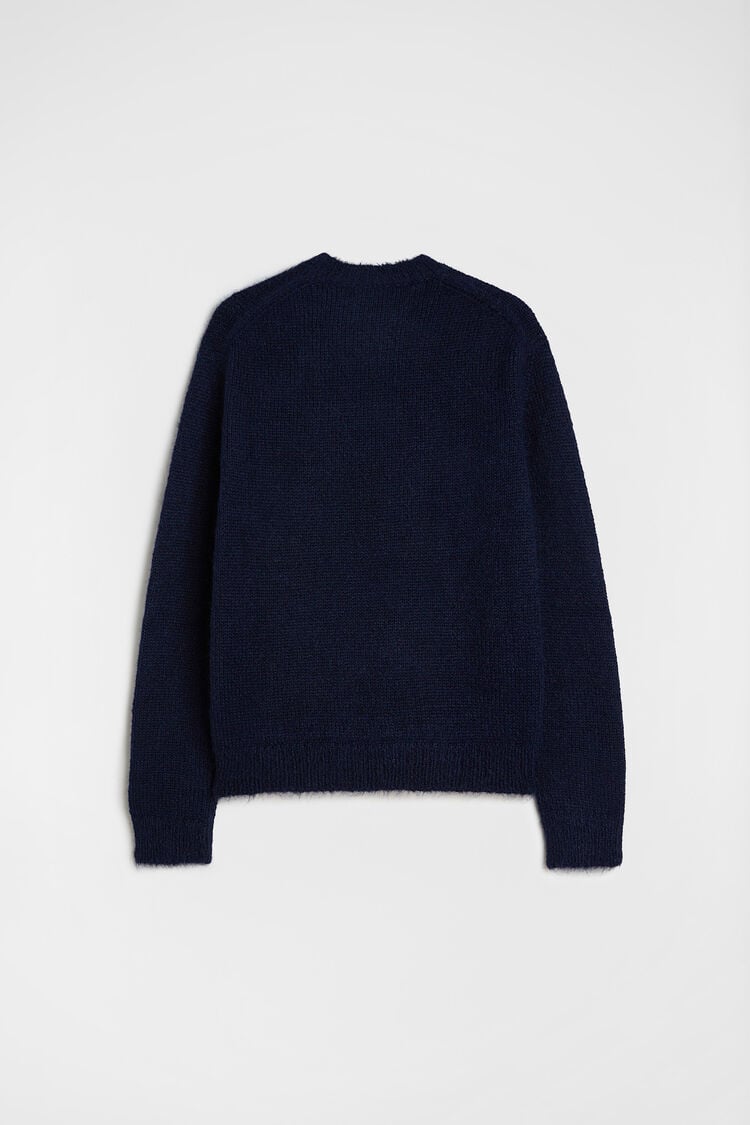 Midweight Wool Crew-Neck Sweater - Sweaters Midweight Wool Crew-Neck Sweater - Sweaters - Image 7
