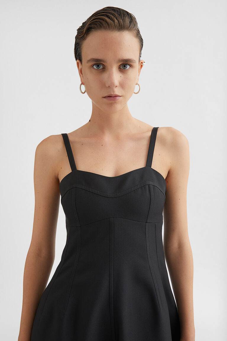 JIL SANDER Midikleid 90s braun / M