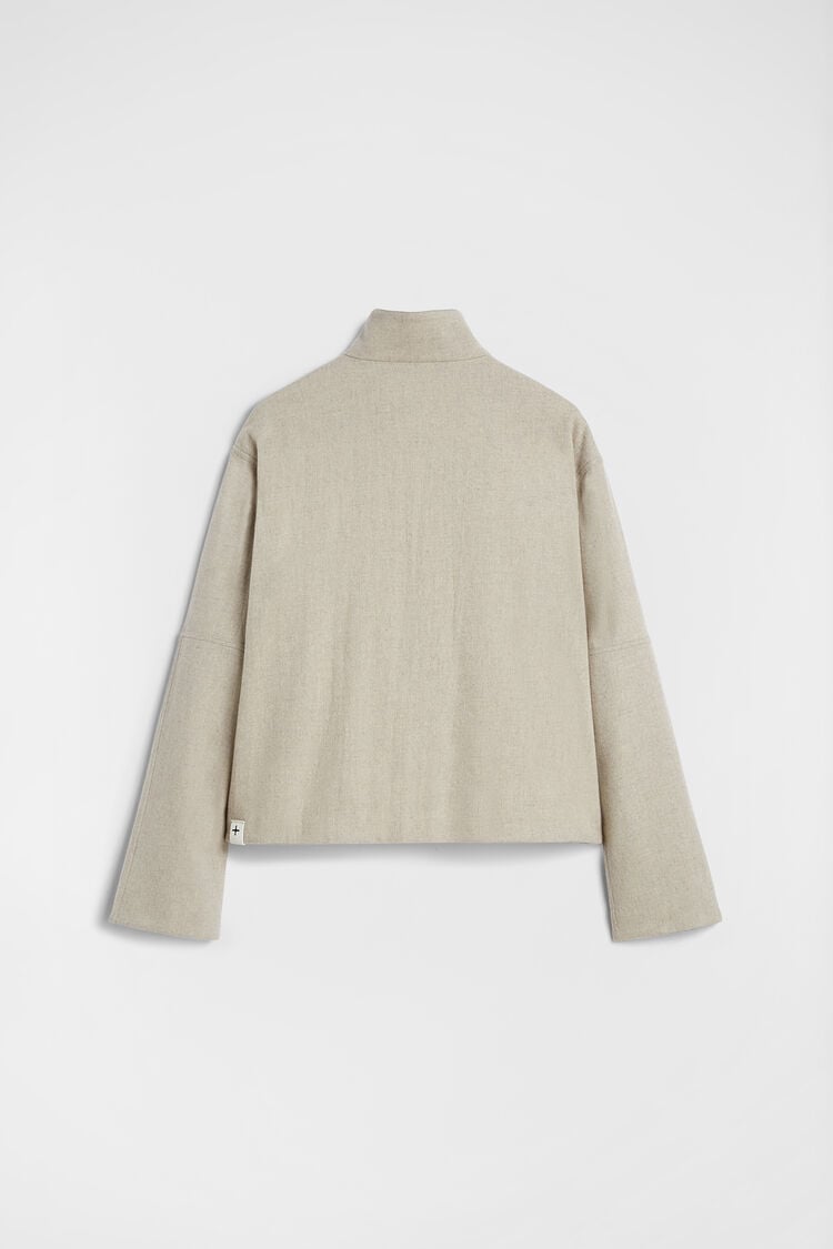 Felt Wool Padded Blouson - Jackets Felt Wool Padded Blouson - Jackets - Image 7