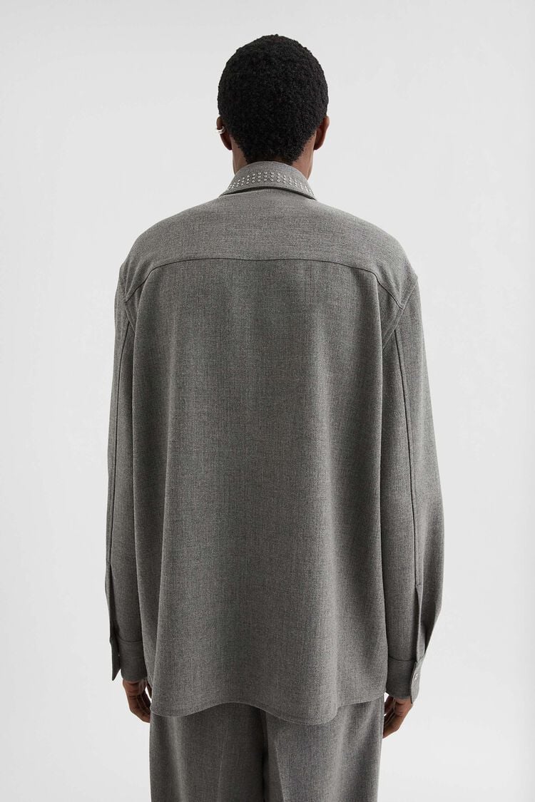 Wool Canvas Shirt - Shirts Wool Canvas Shirt - Shirts - Image 4