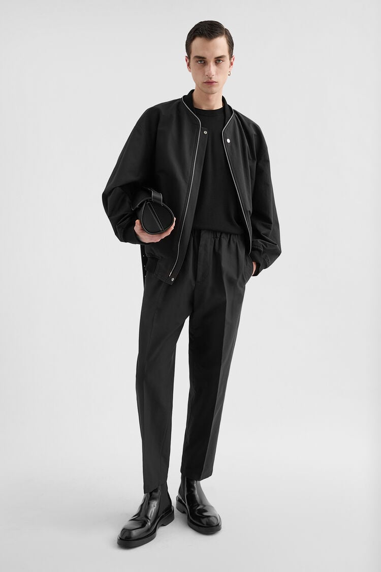Lightweight Cotton Tapered Trousers - Trousers Lightweight Cotton Tapered Trousers - Trousers - Image 1