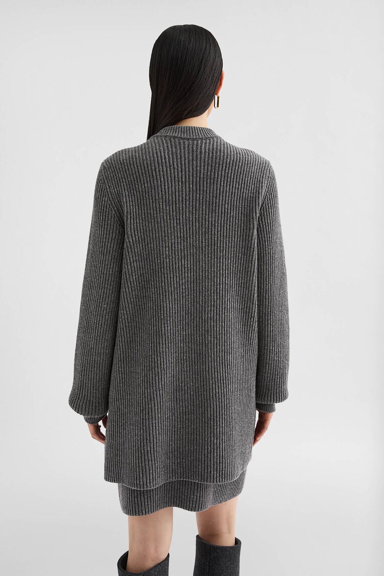 Midweight Wool Mini Dress - Sweaters Midweight Wool Mini Dress - Sweaters - Image 4