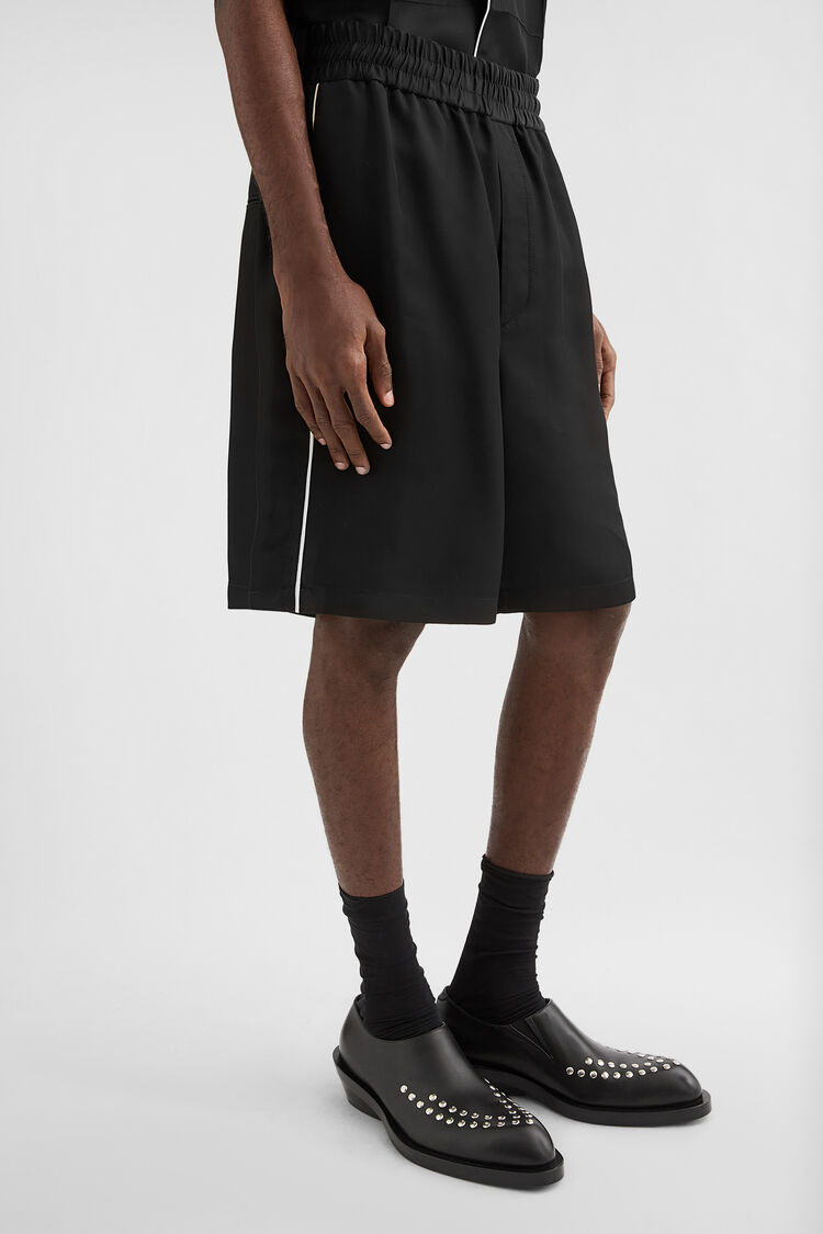 Fluid Viscose Shorts - Trousers Fluid Viscose Shorts - Trousers - Image 3