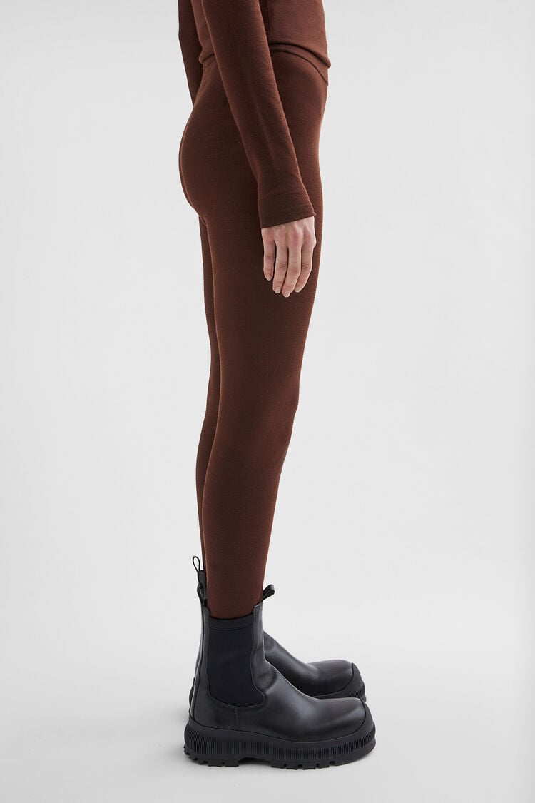 Lightweight Wool Blend Leggings - Trousers Lightweight Wool Blend Leggings - Trousers - Image 3