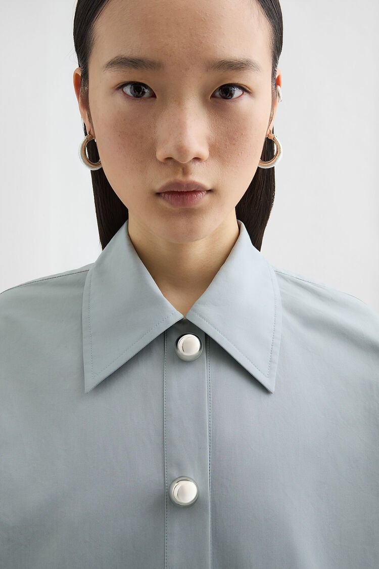 Cotton Poplin Polo Dress - Dresses Cotton Poplin Polo Dress - Dresses - Image 3