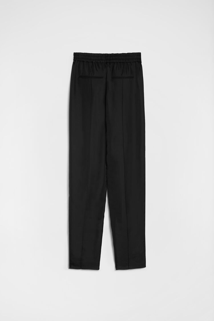 Fluid Viscose Tapered Trousers - Trousers Fluid Viscose Tapered Trousers - Trousers - Image 8