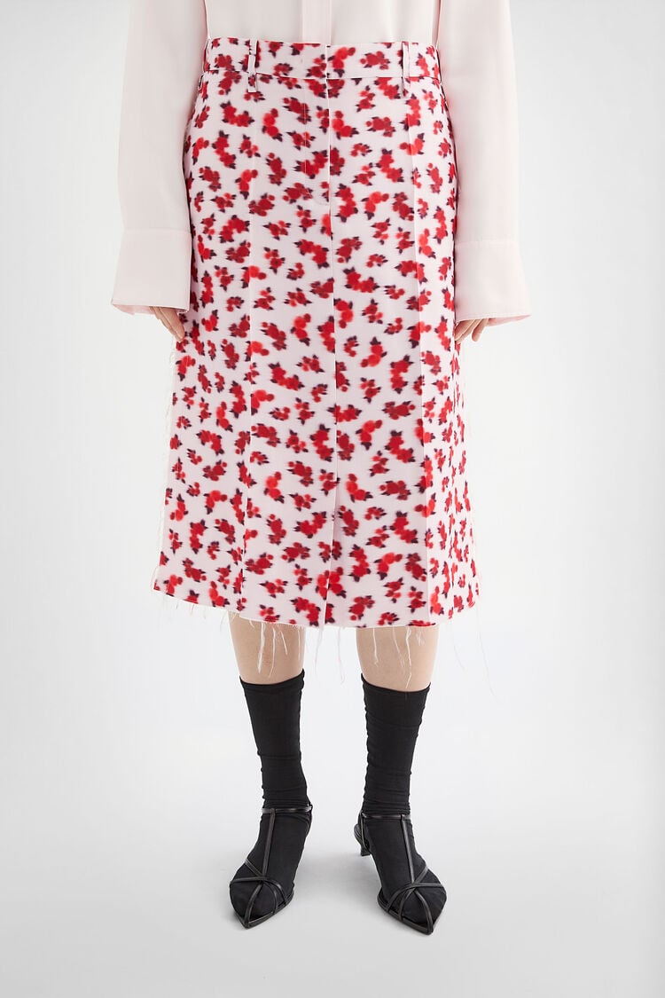 Fluid Viscose Printed Skirt - Skirts Fluid Viscose Printed Skirt - Skirts - Image 2