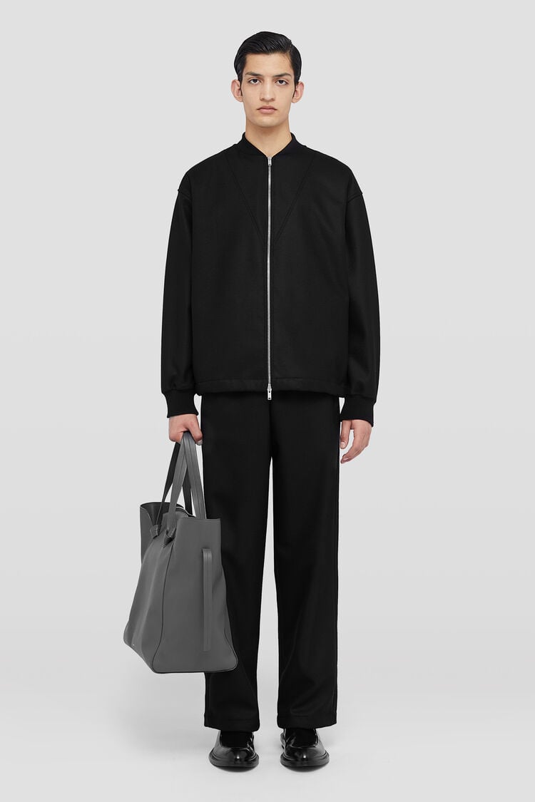 Wool Melton Zip-Up Sweatshirt - Sweatshirts Wool Melton Zip-Up Sweatshirt - Sweatshirts - Image 1