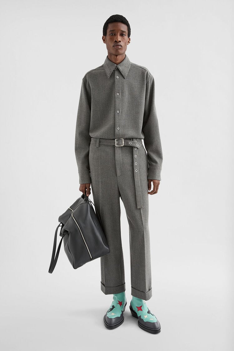 Wool Canvas Shirt - Shirts Wool Canvas Shirt - Shirts - Image 1