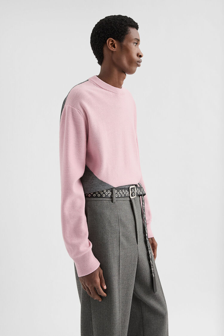 Wool Crew-Neck Sweater - Sweaters Wool Crew-Neck Sweater - Sweaters - Image 2