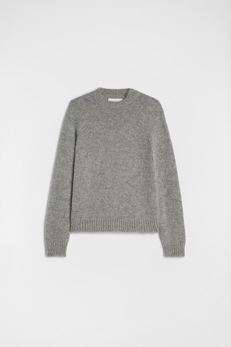 Midweight Wool Crew-Neck Sweater - Sweaters Midweight Wool Crew-Neck Sweater - Sweaters - Image 5