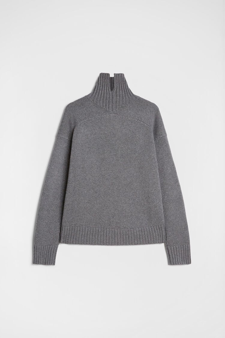 Cashmere Blend High-Neck Sweater - Sweaters Cashmere Blend High-Neck Sweater - Sweaters - Image 7