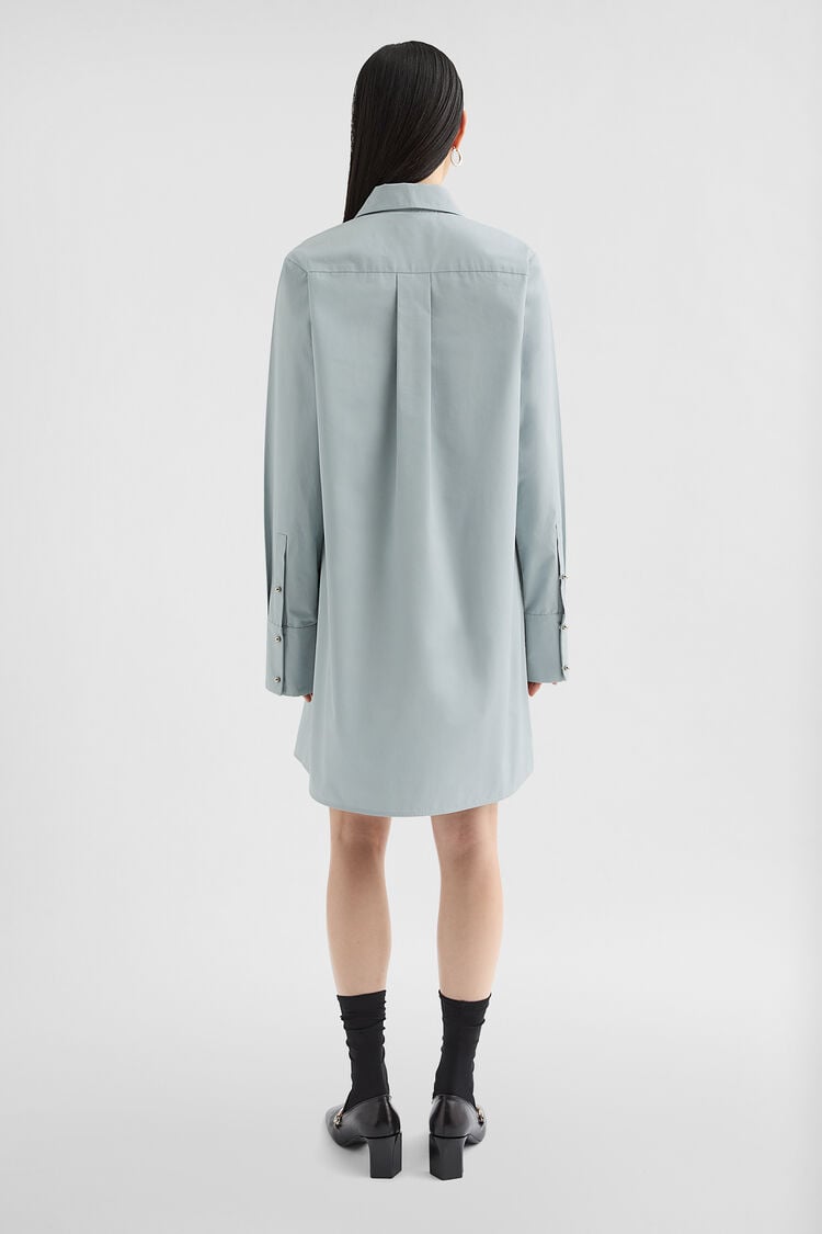 Cotton Poplin Polo Dress - Dresses Cotton Poplin Polo Dress - Dresses - Image 4