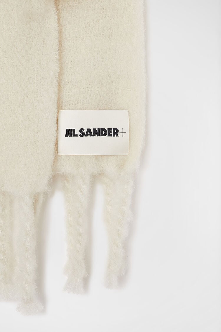 Wide Wool Blend Scarf - Scarves Wide Wool Blend Scarf - Scarves - Image 4