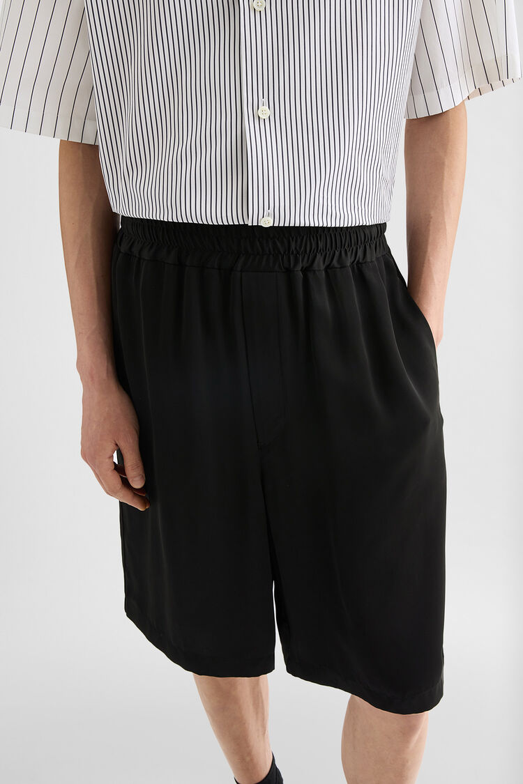 Fluid Viscose Shorts - Trousers Fluid Viscose Shorts - Trousers - Image 5