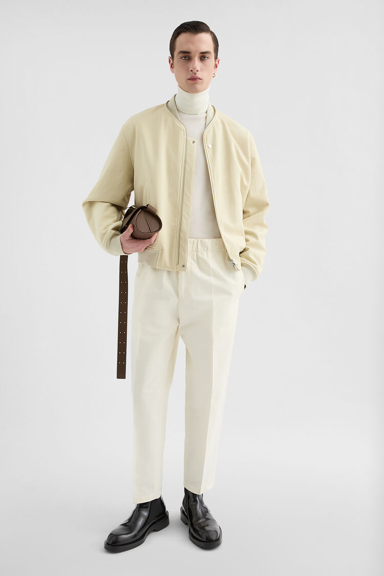 Lightweight Cotton Tapered Trousers - Trousers Lightweight Cotton Tapered Trousers - Trousers - Image 1