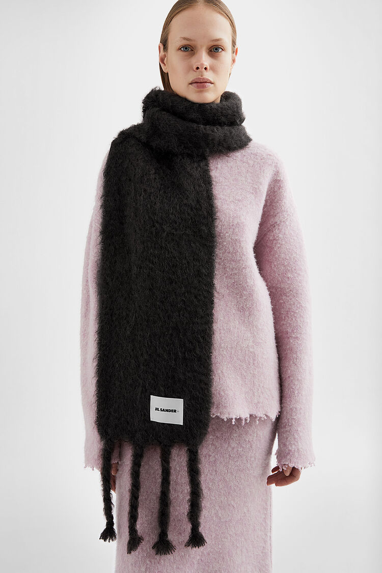 Slim Wool Blend Scarf - Scarves Slim Wool Blend Scarf - Scarves - Image 2
