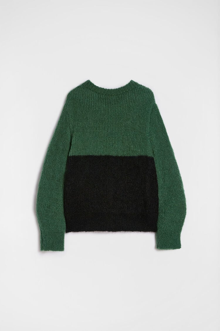 Pullover mit Rundhalsausschnitt aus Wollmischung - Strick Pullover mit Rundhalsausschnitt aus Wollmischung - Strick - Image 7