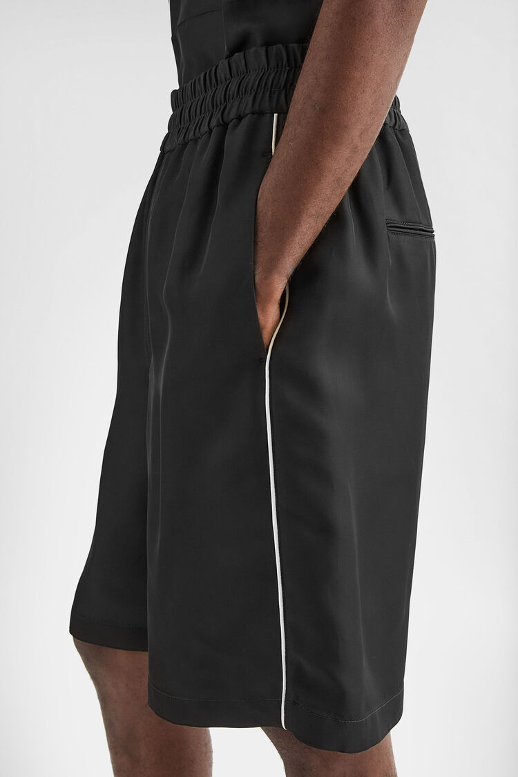Fluid Viscose Shorts - Trousers Fluid Viscose Shorts - Trousers - Image 5