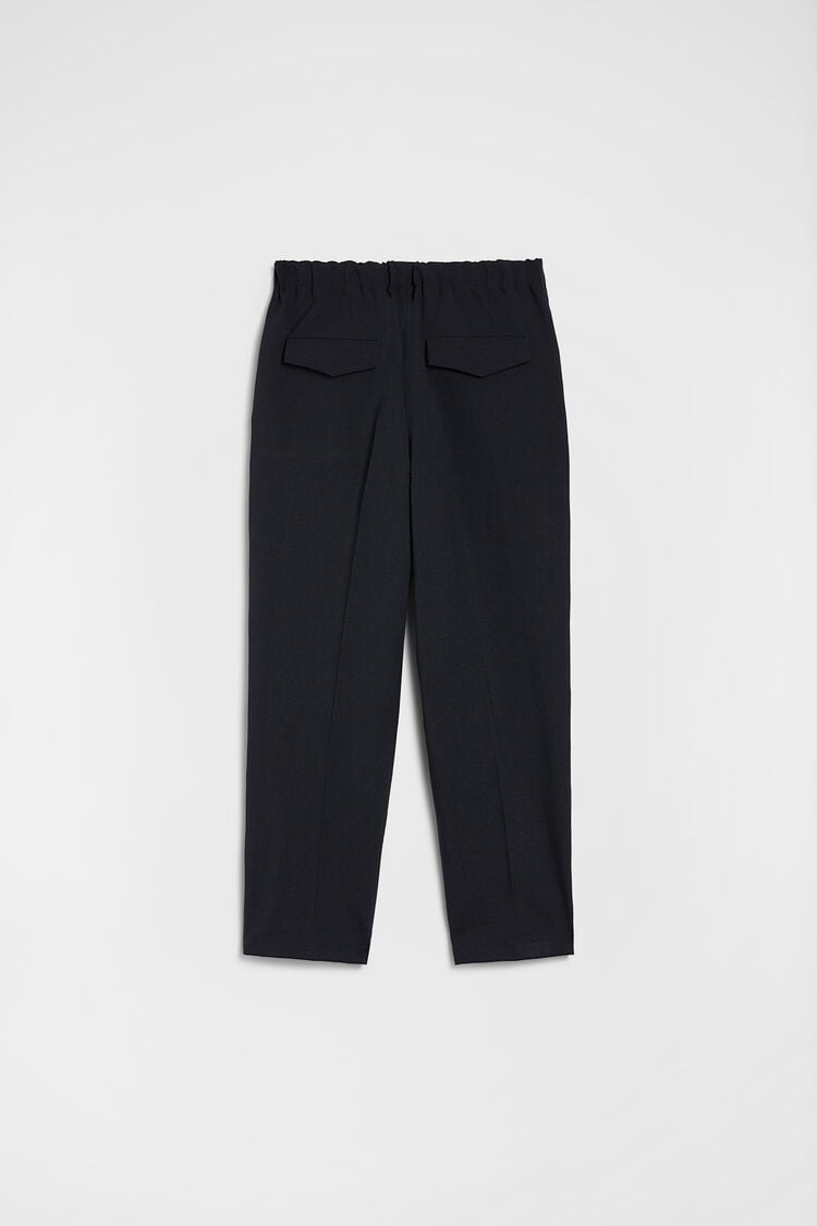 Hose mit schmal zulaufendem Bein aus technischem Serge - Hosen Hose mit schmal zulaufendem Bein aus technischem Serge - Hosen - Image 8