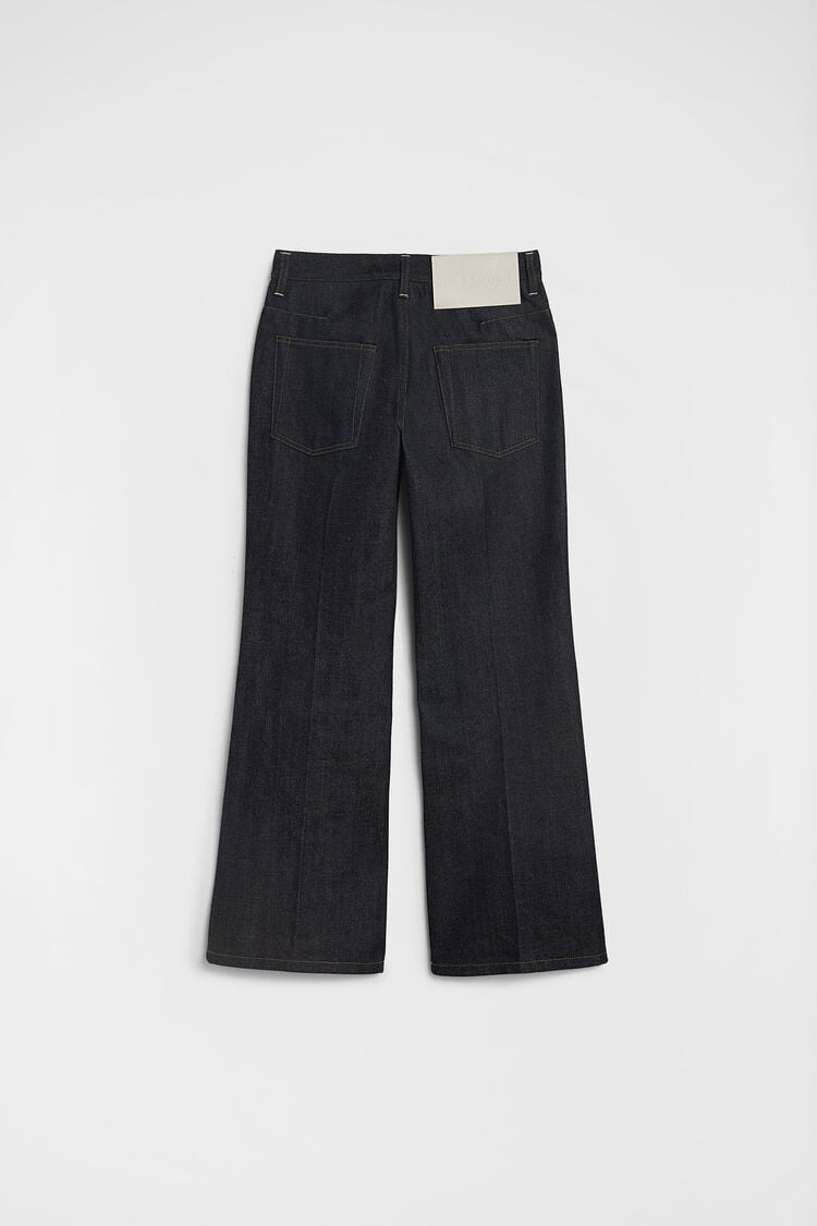 Flared Denim Trousers - Trousers Flared Denim Trousers - Trousers - Image 8