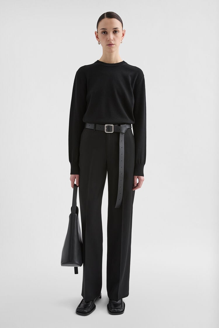 Lightweight Wool Gabardine Trousers - Trousers Lightweight Wool Gabardine Trousers - Trousers - Image 1