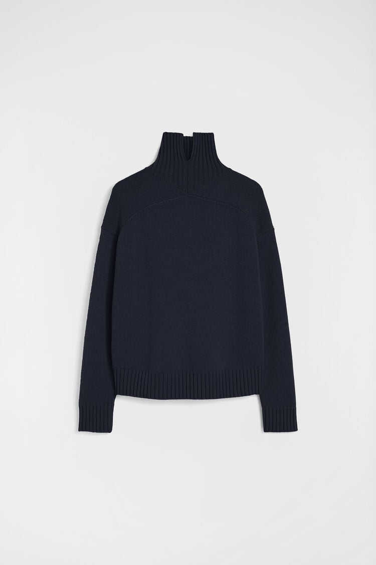 Cashmere Blend High-Neck Sweater - Sweaters Cashmere Blend High-Neck Sweater - Sweaters - Image 7