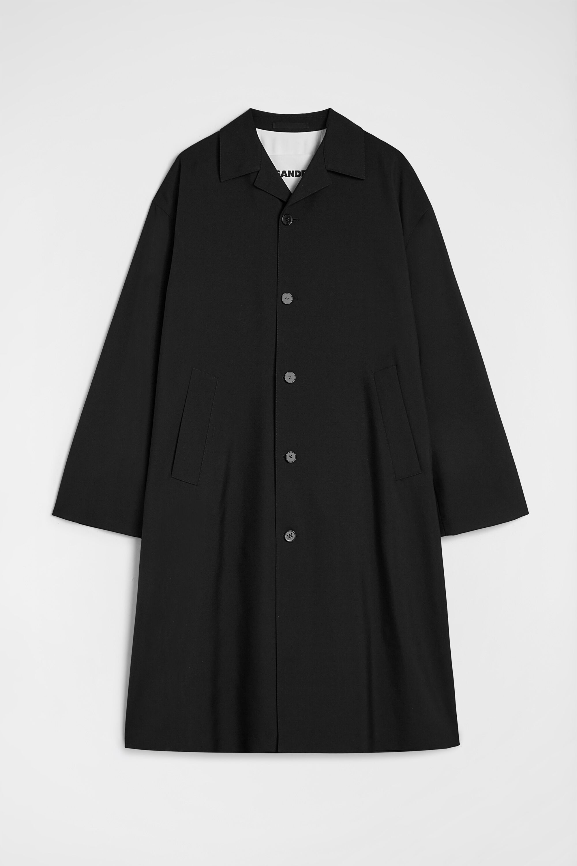 Lightweight Wool Gabardine Coat