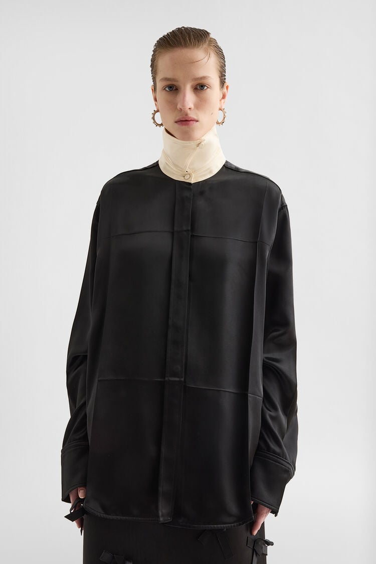 Fluid Satin Shirt - Shirts Fluid Satin Shirt - Shirts - Image 2