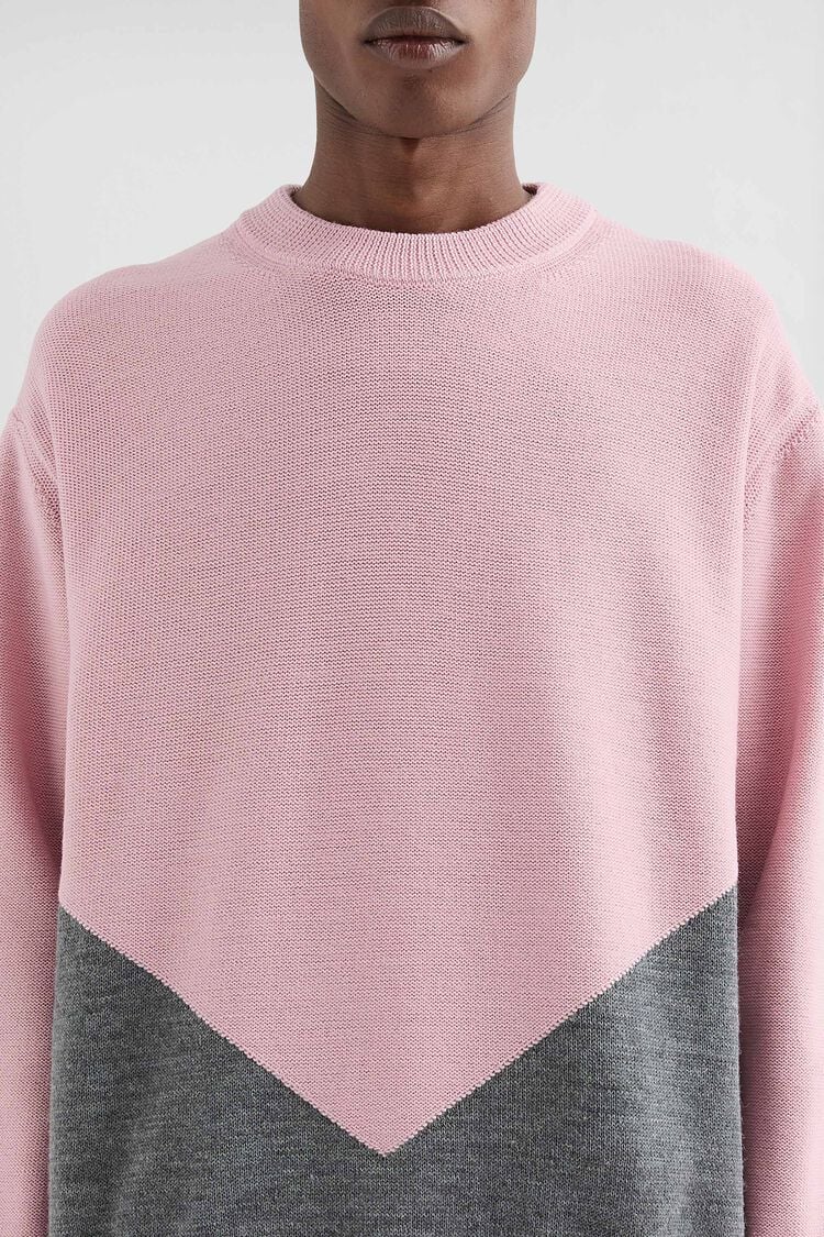 Wool Crew-Neck Sweater - Sweaters Wool Crew-Neck Sweater - Sweaters - Image 3
