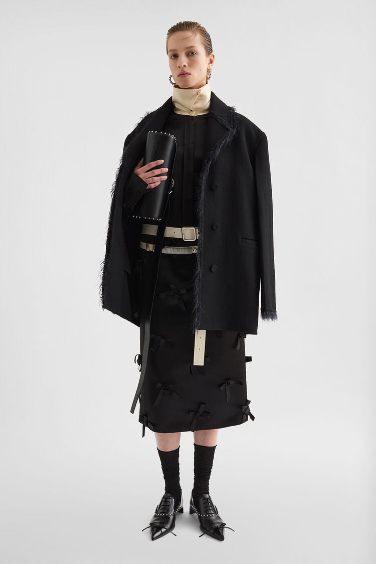 Wool Gabardine Caban - Coats Wool Gabardine Caban - Coats - Image 1