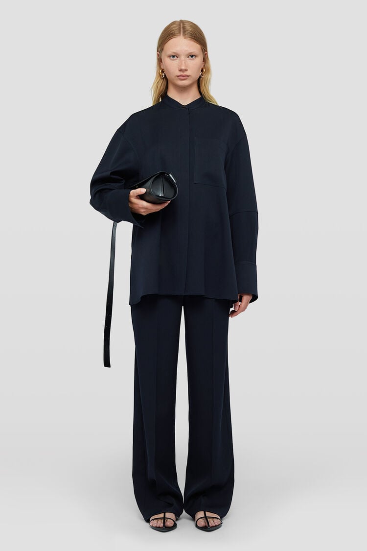 Lightweight Wool Gabardine Shirt - Shirts Lightweight Wool Gabardine Shirt - Shirts - Image 1