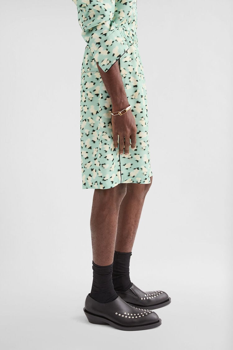 Short imprimé en viscose fluide - Pantalons Short imprimé en viscose fluide - Pantalons - Image 3