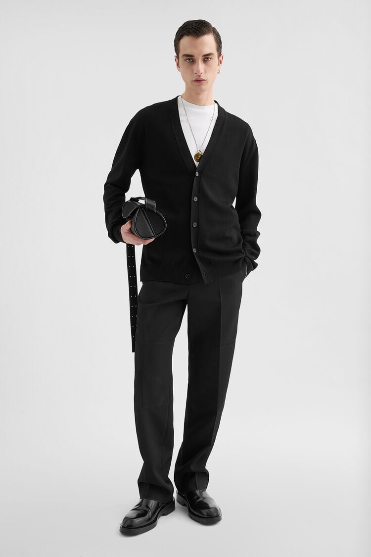 Wool V-Neck Cardigan - Cardigans Wool V-Neck Cardigan - Cardigans - Image 1
