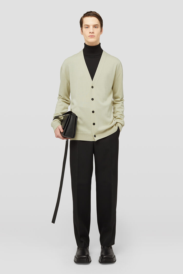 Wool V-Neck Cardigan - Cardigans Wool V-Neck Cardigan - Cardigans - Image 1