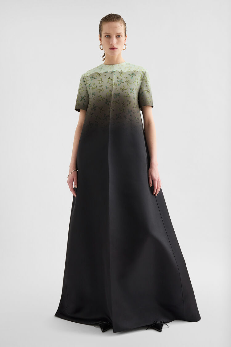 Silk Printed Dress - Dresses Silk Printed Dress - Dresses - Image 1