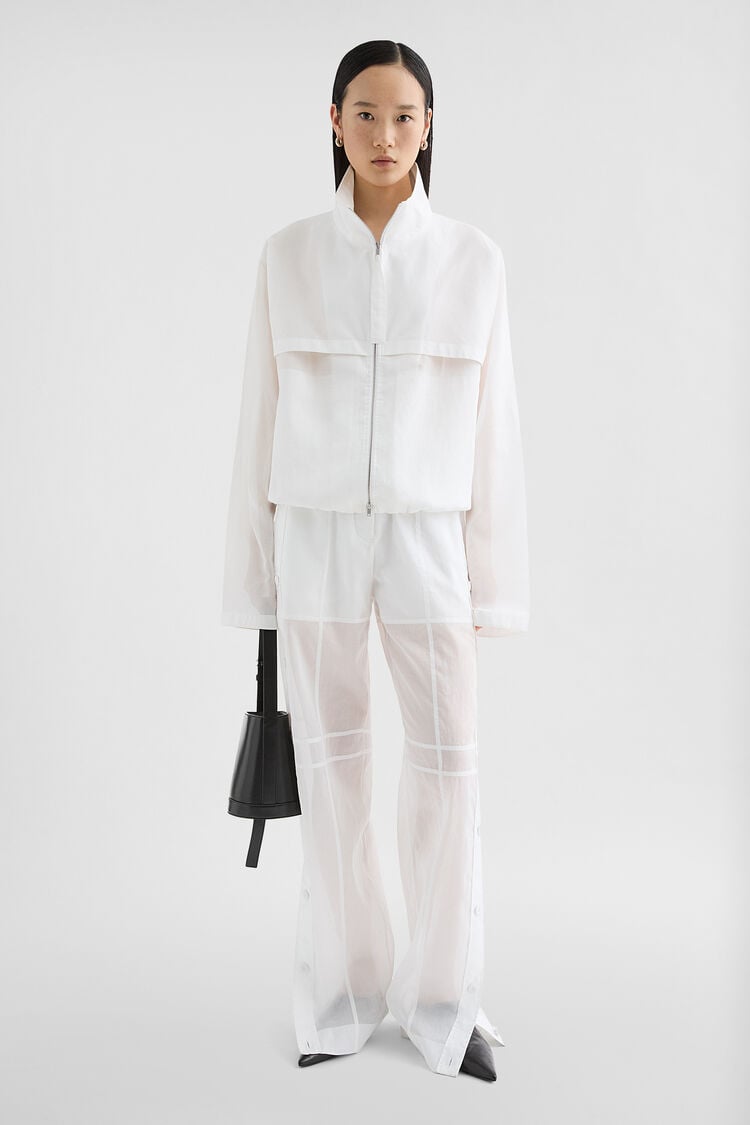 Cotton Muslin Blouson - Jackets Cotton Muslin Blouson - Jackets - Image 1