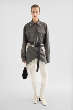 Wool Canvas Shirt - Shirts - Image 1