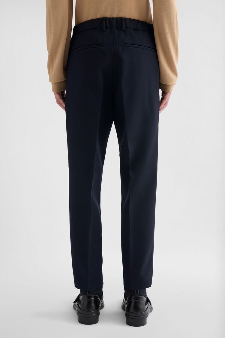 Wool Gabardine Tapered Trousers - Trousers Wool Gabardine Tapered Trousers - Trousers - Image 4