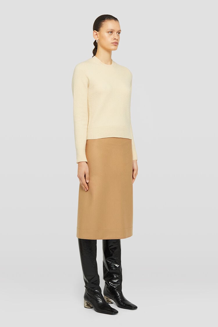 Lightweight Wool Crew-Neck Sweater - Sweaters Lightweight Wool Crew-Neck Sweater - Sweaters - Image 2