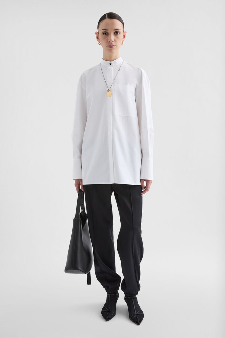 Silk Blend Trousers - Trousers Silk Blend Trousers - Trousers - Image 1