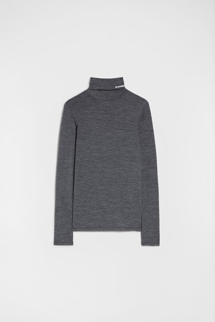 Lightweight Wool Blend High-Neck T-Shirt - T-shirts Lightweight Wool Blend High-Neck T-Shirt - T-shirts - Image 5