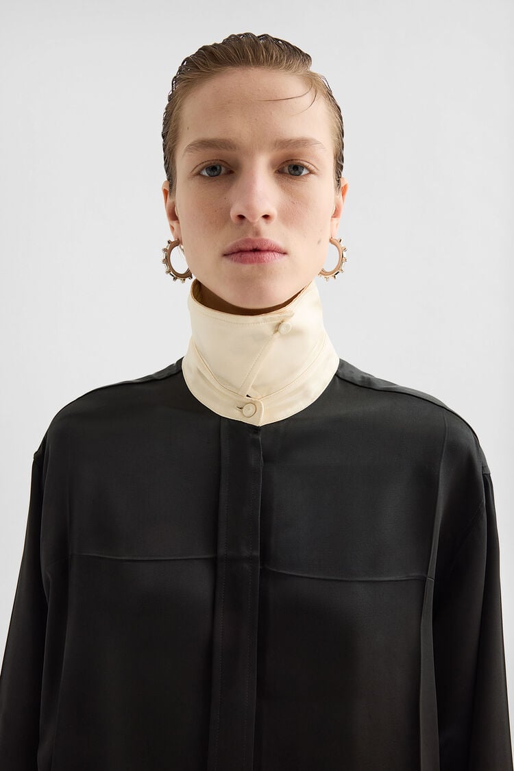 Fluid Satin Shirt - Shirts Fluid Satin Shirt - Shirts - Image 5