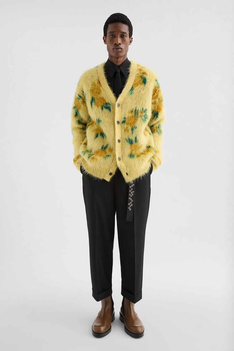 Wool Blend V-Neck Cardigan - Cardigans Wool Blend V-Neck Cardigan - Cardigans - Image 1