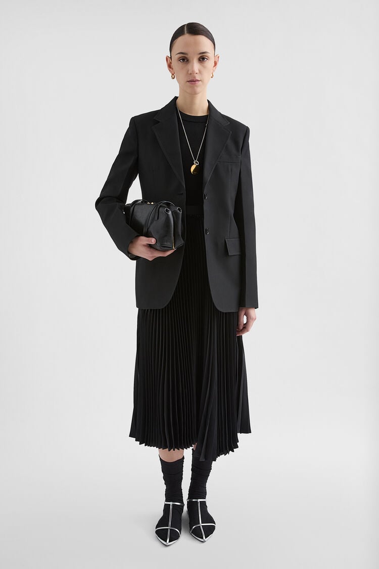 Technical Twill Pleated Skirt - Skirts Technical Twill Pleated Skirt - Skirts - Image 1